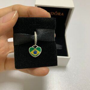 Pandora Brazil Flag Exclusive Charm